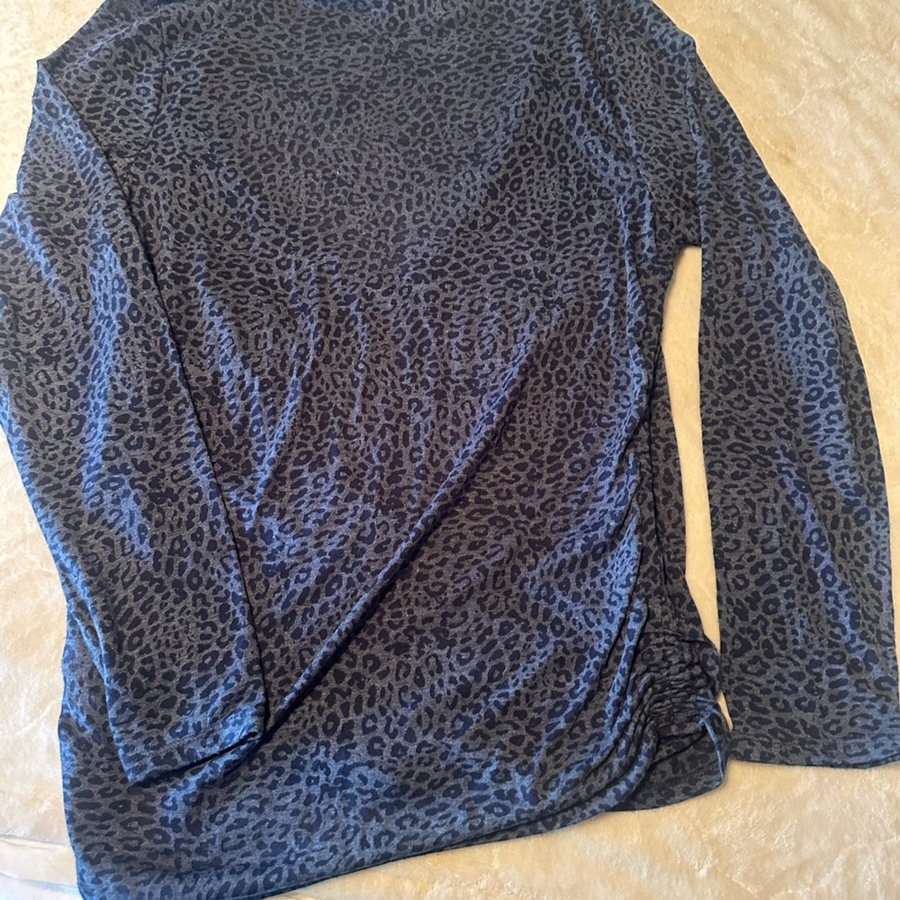 INC International Concepts Blue Patterned Top